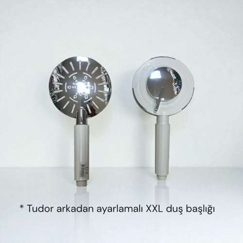 TUDOR XXL ARKADAN AYARLAMALI DUŞ BAŞLIĞI