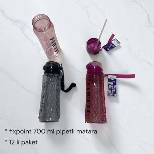 FİXPOİNT 700 ML PİPETLİ MATARA