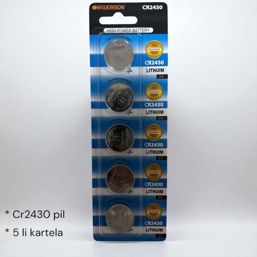WİLKİNSON CR 2430 PİL