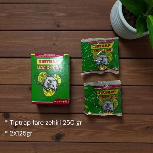 TİPTRAP 250 GR FARE YEMİ