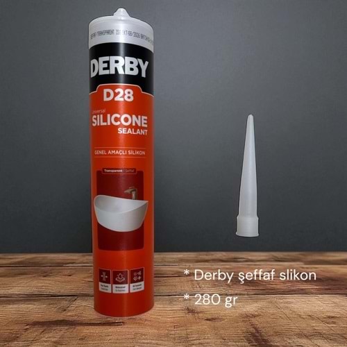 DERBY ŞEFFAF SİLİKON 280 GR
