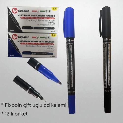 FİXPOİNT ÇİFT UÇLU CD KALEMİ