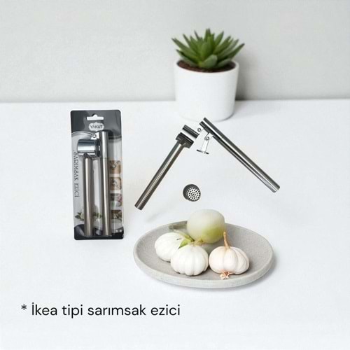 İKEA TİPİ METAL SARIMSAK EZİCİ