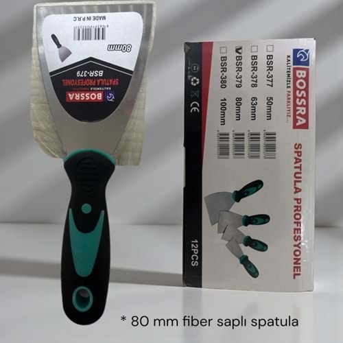 HTS- FİBER SAPLI SPATULA 80 MM