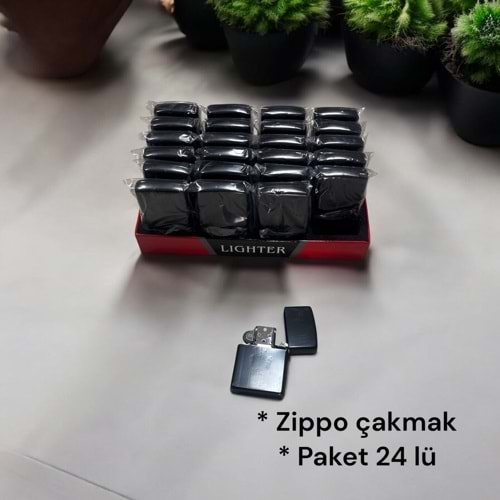 SİYAH ZİPPO ÇAKMAK
