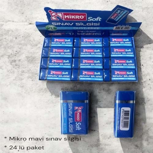 KS- MİKRO MAVİ SINAV SİLGİSİ