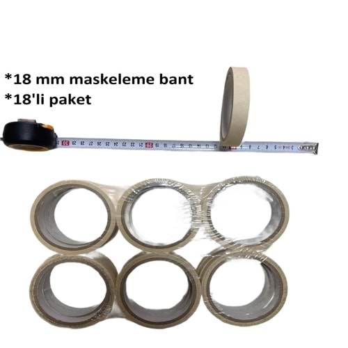 18 MM MASKELEME BANT