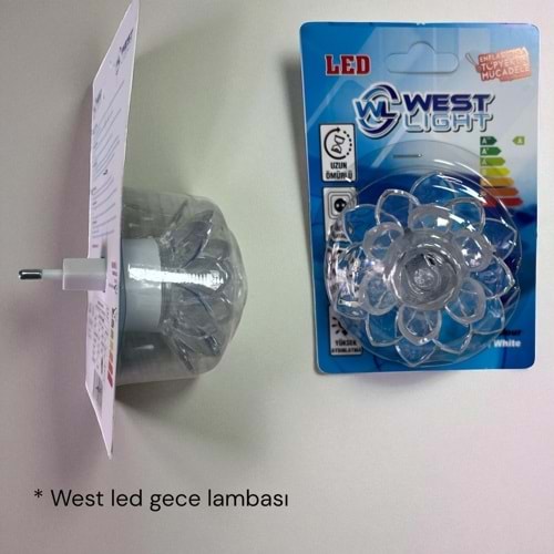 WEST LED GECE LAMBASI