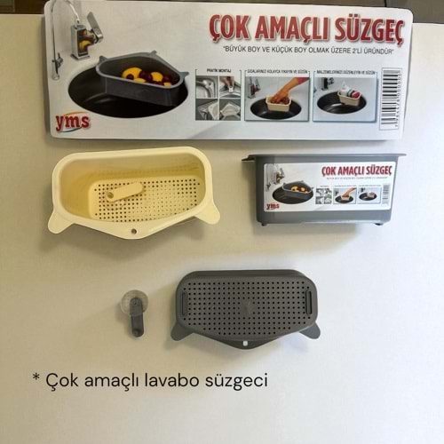 ÇOK AMAÇLI LAVABO SÜZGECİ