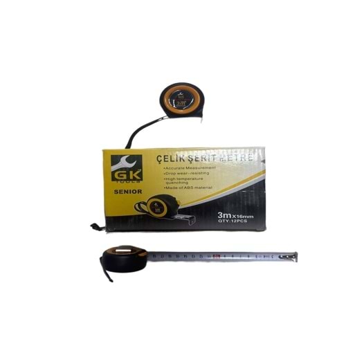 GK TOOLS 3 M ŞERİT METRE