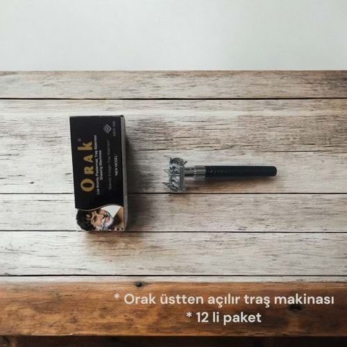 ORAK ÜSTTEN AÇILIR TRAŞ MAKİNESİ