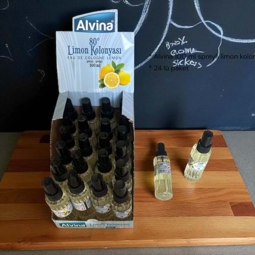 ALVİNA 100 ML SPREY KOLONYA