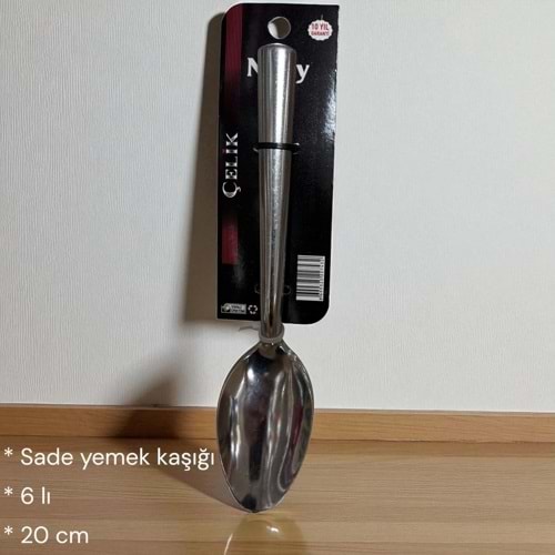 SADE YEMEK KAŞIK