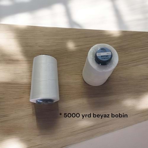 MAKARA BOBİN BEYAZ 5000 YRD