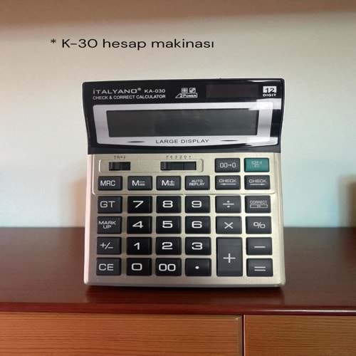 İTALYANO KA-030 HESAP MAKİNASI