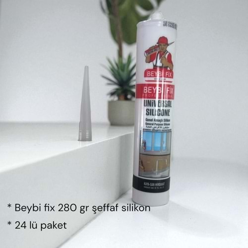 BEYBİ FİX 280 GR ŞEFFAF SİLİKON