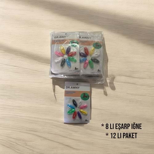 8 Lİ EŞARP İĞNE