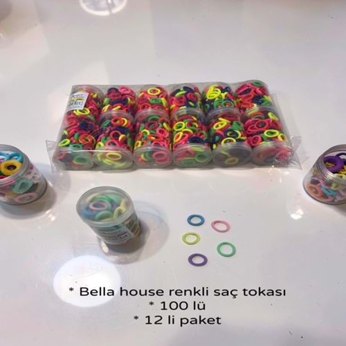 HTO- RENKLİ SAÇ TOKASI 100 LÜ