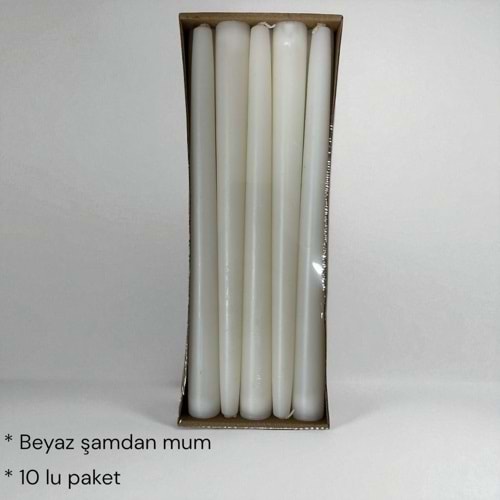 ŞAMDAN MUM BEYAZ