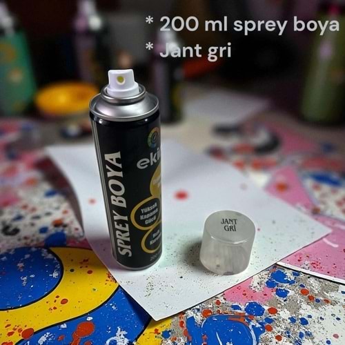 200 ML SPREY BOYA JANT GRİ