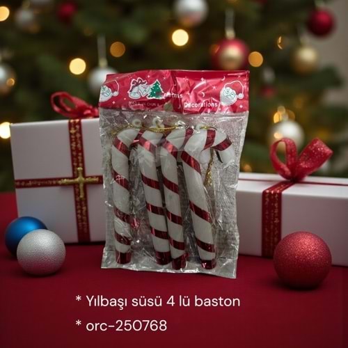 YILBAŞI SÜSÜ BASTON 250768