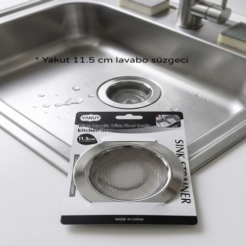 ZML- YAKUT METAL LAVABO SÜZGÜSÜ 11.5 CM