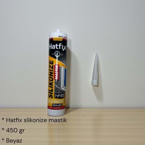 HATFİX 450 GR SİLİKONİZE MASTİK