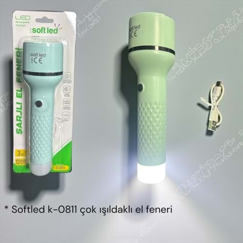 EE- SOFTLED K-0811 ŞARJLE EL FENERİ