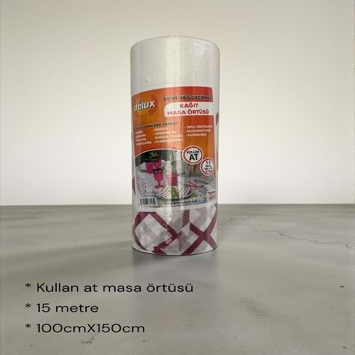 LKM-DELUX KULLAN AT MASA ÖRTÜSÜ 15 MT