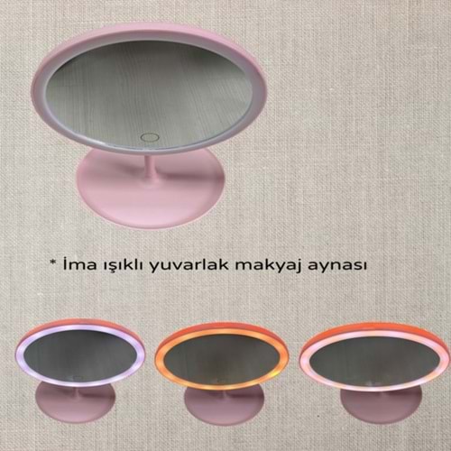 LAYN- İMA - 5905 MAKYAJ AYNASI IŞIKLI YUVARLAK
