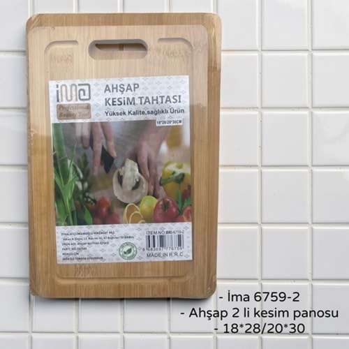 ZMK- İMA 6759-2 KESİM PANOSU