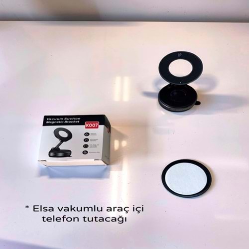 LEV- ELSA VAKUMLU ARAÇ İÇİ TELEFON TUTUCU