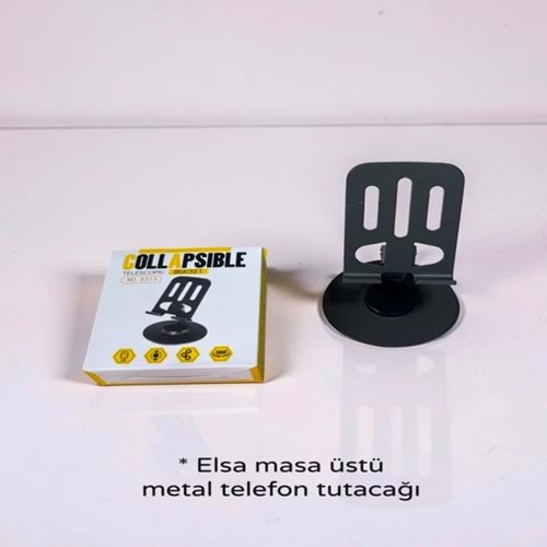 HTT- ELSA MASA ÜSTÜ METAL TELEFON TUTUCU