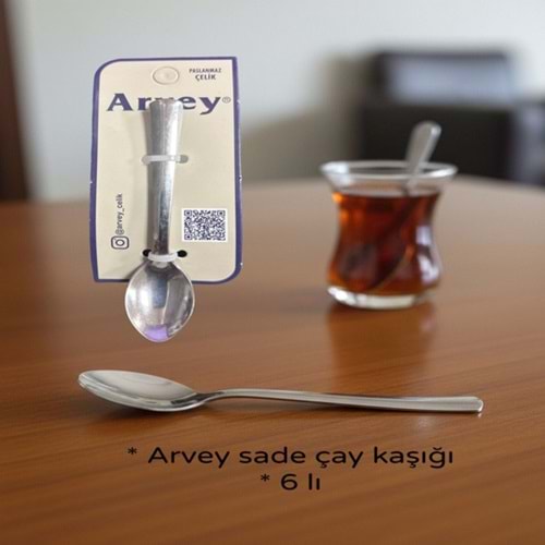 ZMÇ- ARVEY SADE ÇAY KAŞIK