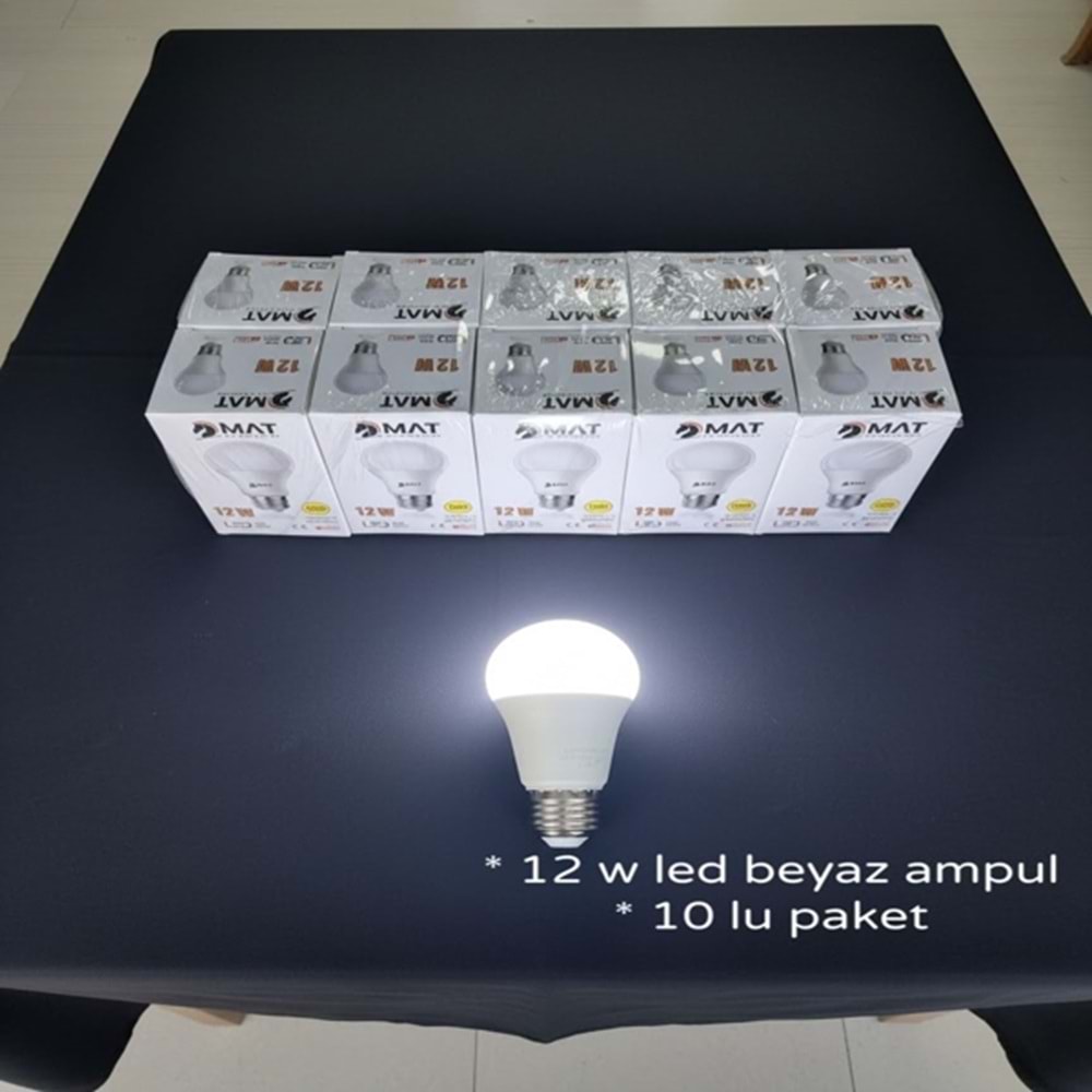 LAM- 12 W BEYAZ AMPUL