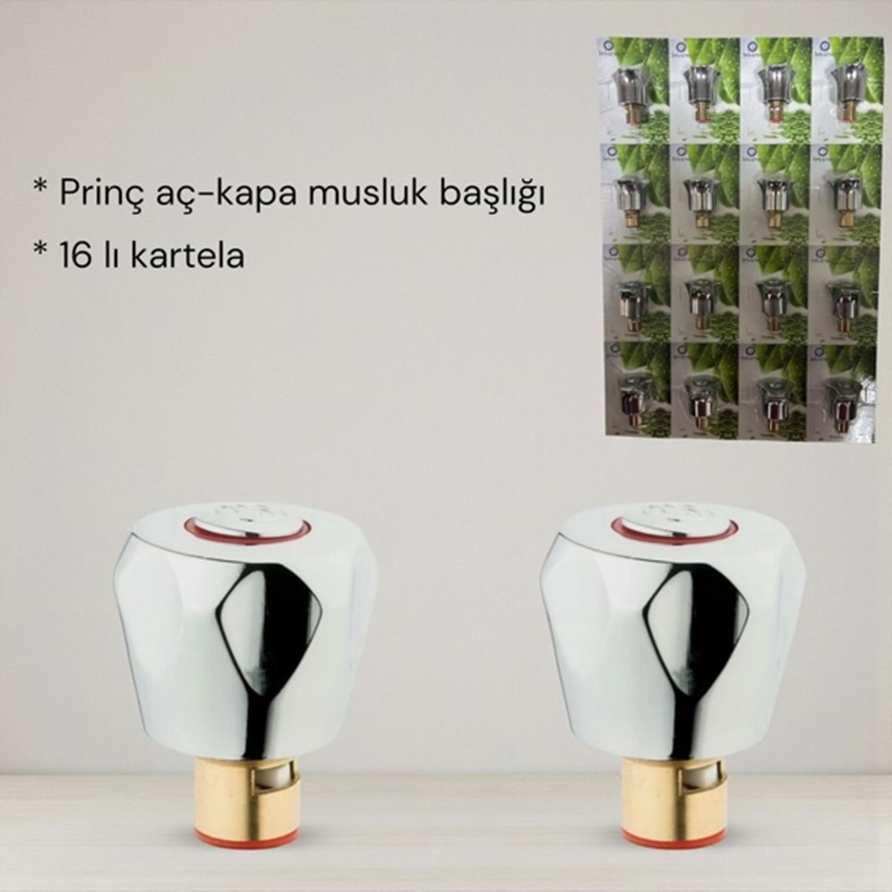 HS- PRİNÇ MUSLUK KAFASI AÇ-KAPA