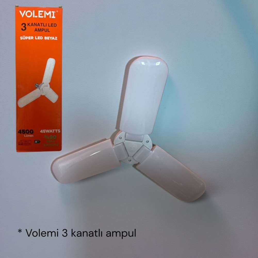 LAM- 45 W 3 KANATLI PERVANE AMPUL