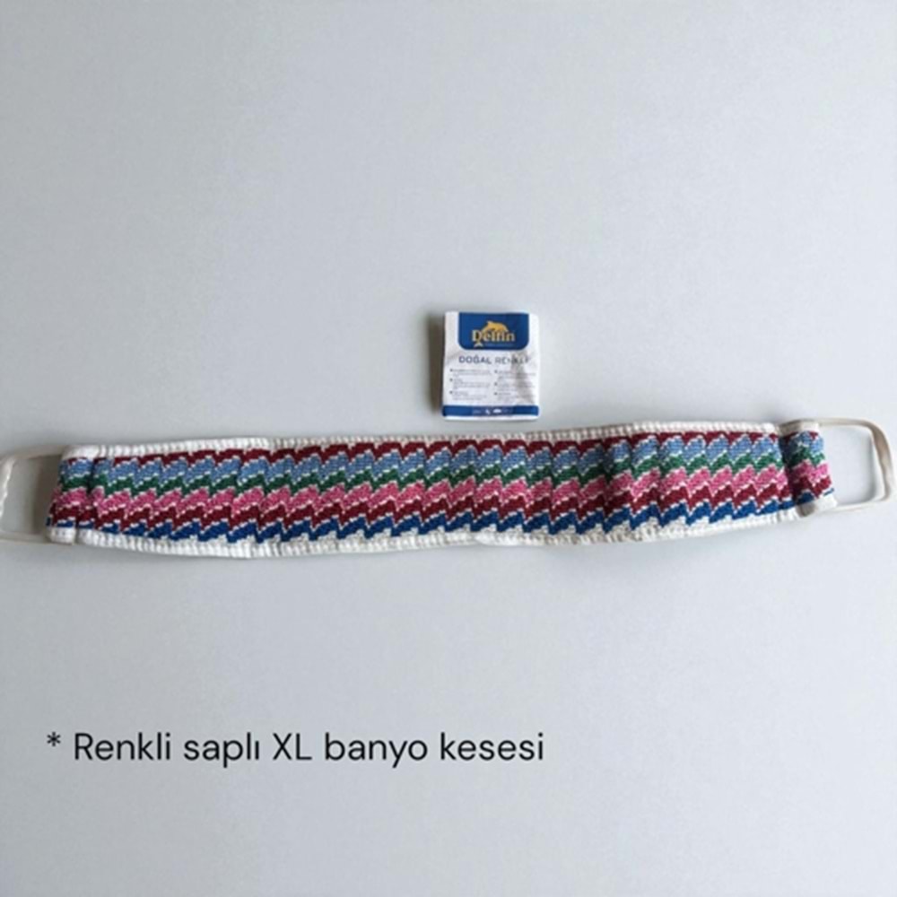 UZUN RENKLİ SAPLI KESE (XL)