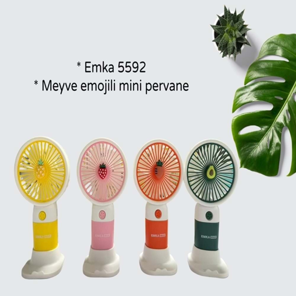 EPRV- EMKA 5592 MEYVE EMOJİLİ MİNİ PERVANE